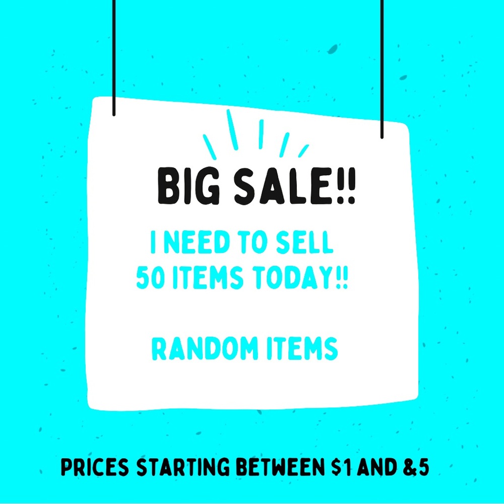 📈 Items described in Live Posh Auction *please listen to sizes and measurements